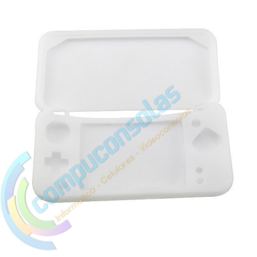 FUNDA PROTECTOR SILICONA NINTENDO NEW 2DS XL BLANCO