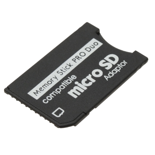 ADAPTADOR DE MICROSD A MEMORY STICK PRO DUO CONVIERTE MICRO SD EN PRO DUO