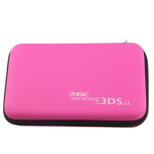 ESTUCHE PROTECTOR RIGIDO NINTENDO NEW 3DS XL ROSA