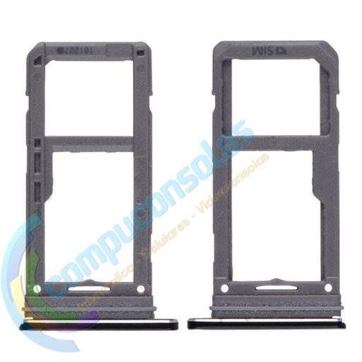 SOPORTE BANDEJA CHIP SIMPLE SIM SAMSUNG GALAXY S8 G950 NEGRO