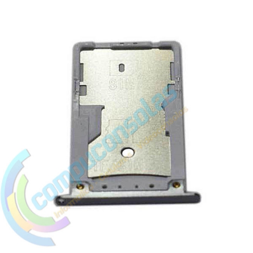 SOPORTE BANDEJA CHIP SIM XIAOMI NOTE 4X PLATA