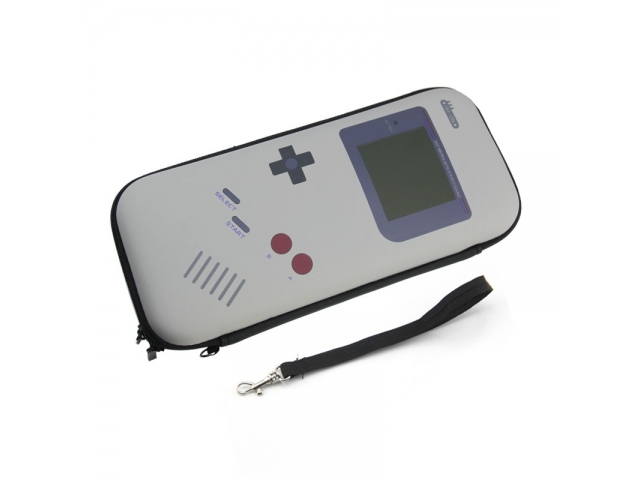 FUNDA ESTUCHE TRANSPORTE PROTECTORA RIGIDA NINTENDO SWITCH diseño game boy. PROTEGE LA CONSOLA CUANDO NO LA ESTAS USANDO O PARA TRANSPORTARLA SIN RIESGOS