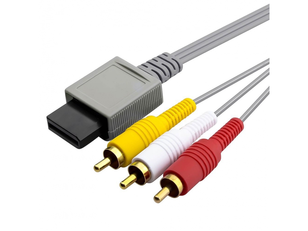 CABLE IMAGEN AV RCA AUDIO Y VIDEO NINTENDO WII