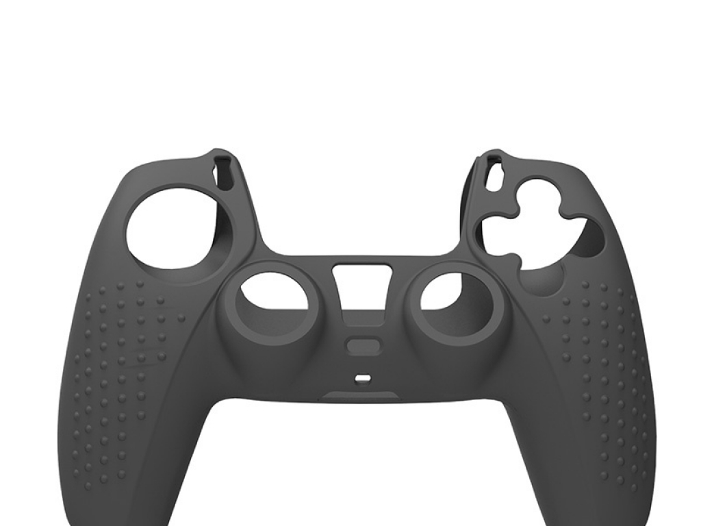 FUNDA PROTECTOR DE SILICONA PARA JOYSTICK PS5 NEGRO