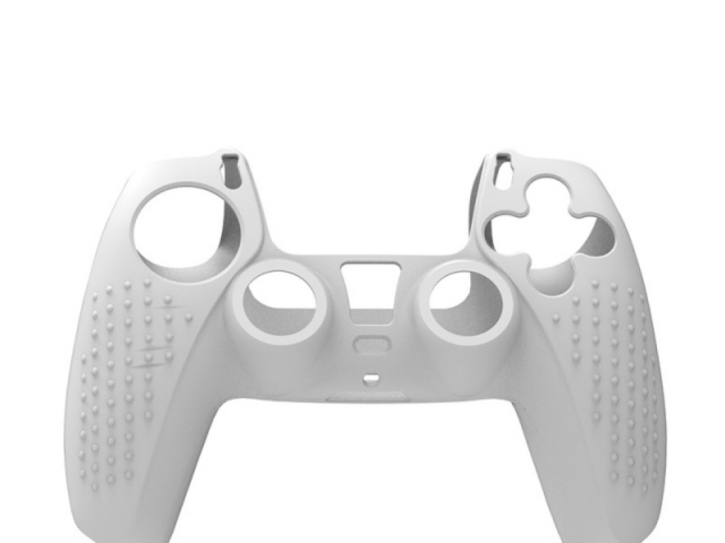 FUNDA PROTECTOR DE SILICONA PARA JOYSTICK PS5 BLANCO