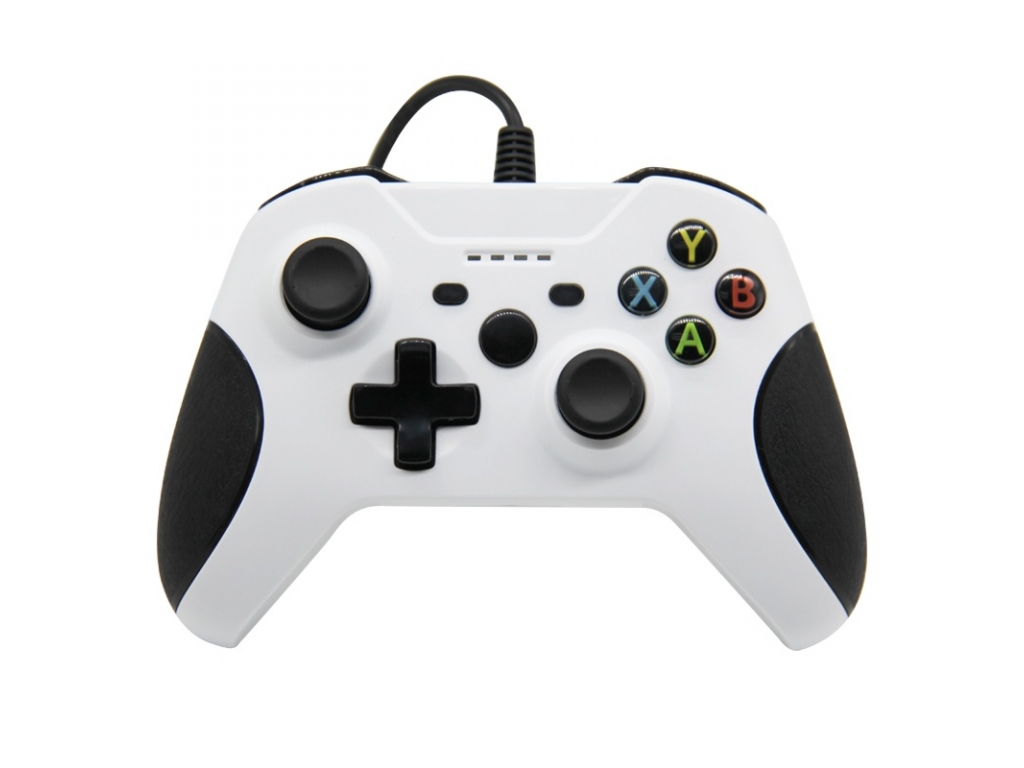 JOYSTICK XBOX ONE XBOX SERIE S / X y PC CON CABLE COMPATIBLE BLANCO