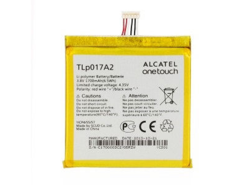 BATERIA ALCATEL OT6012 ONE TOUCH IDOL MINI TLP017A2