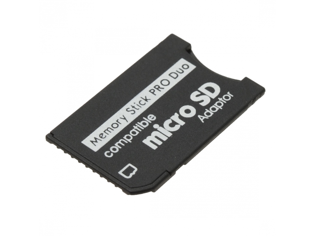 ADAPTADOR DE MICROSD A MEMORY STICK PRO DUO CONVIERTE MICRO SD EN PRO DUO