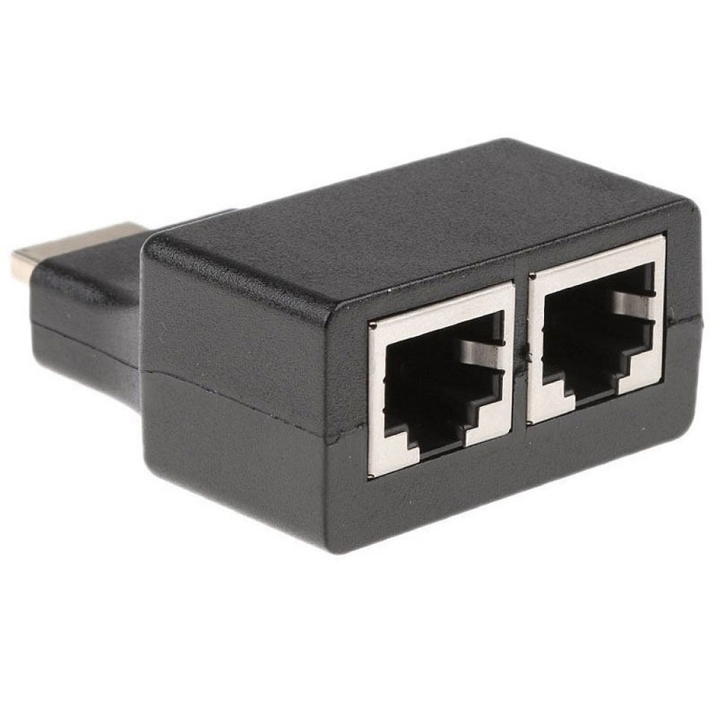  Extensor de cable de red HDMI a RJ45, 1 par, extensor