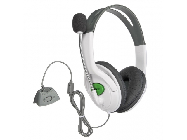 AUDIFONOS STEREO XBOX 360 CON MICROFONO LIVE HEADSET ACOLCHADOS Y CONTROL DE MICROFONO