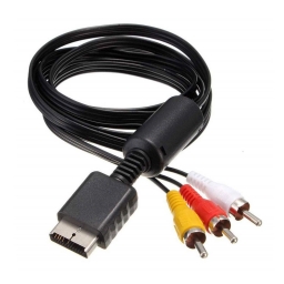 CABLE IMAGEN VIDEO RCA AUDIO Y VIDEO PS2 Y PS3