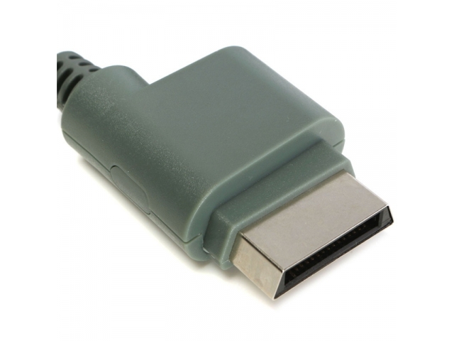 Cable con conexión clasica de audio y video para la consola Xbox 360.  Consta de 3 cables, uno para la imagen y los otros dos de audio estereo.  Cable de excelente calidad para conectar la consola Xbox360 por la entrada de video RCA.