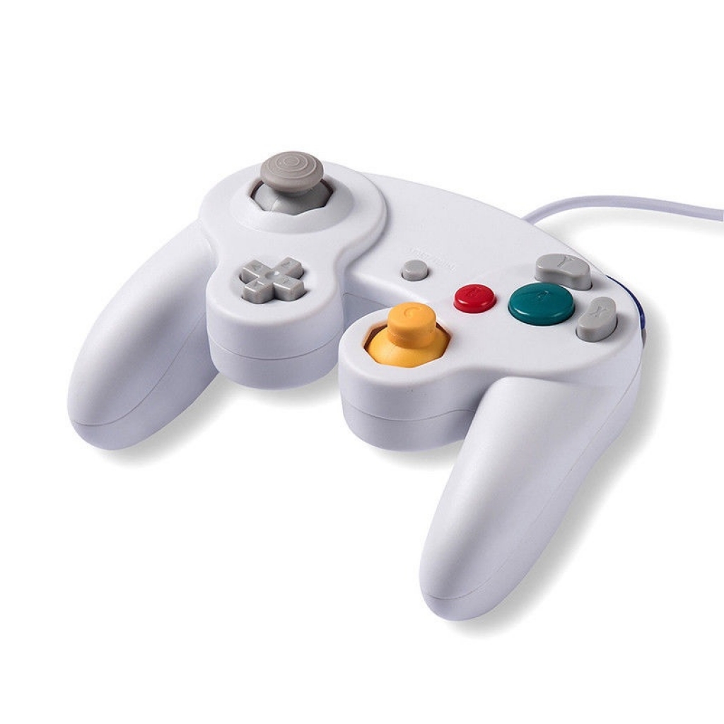 CONTROL MANDO JOYSTICK NINTENDO GAME CUBE Y WII BLANCO