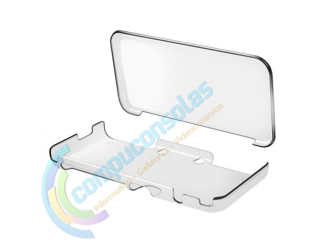 FUNDA ESTUCHE PROTECTOR FABRICADO EN PLASTICO RIGIDO MUY MUY TRANSPARENTE PARA LA CONSOLA NINTENDO NEW 2DS XL