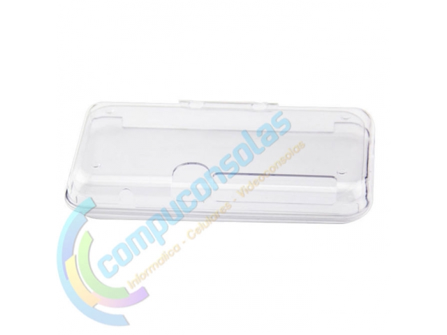 FUNDA ESTUCHE PROTECTOR FABRICADO EN PLASTICO RIGIDO MUY MUY TRANSPARENTE PARA LA CONSOLA NINTENDO NEW 2DS XL