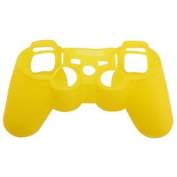 FUNDA PROTECTOR DE SILICONA JOYSTICK PLAYSTATION 3 AMARILLA