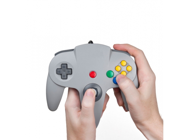 CONTROL MANDO GAMEPAD COMAPTIBLE CON LA CONSOLA NINTENDO 64 N64