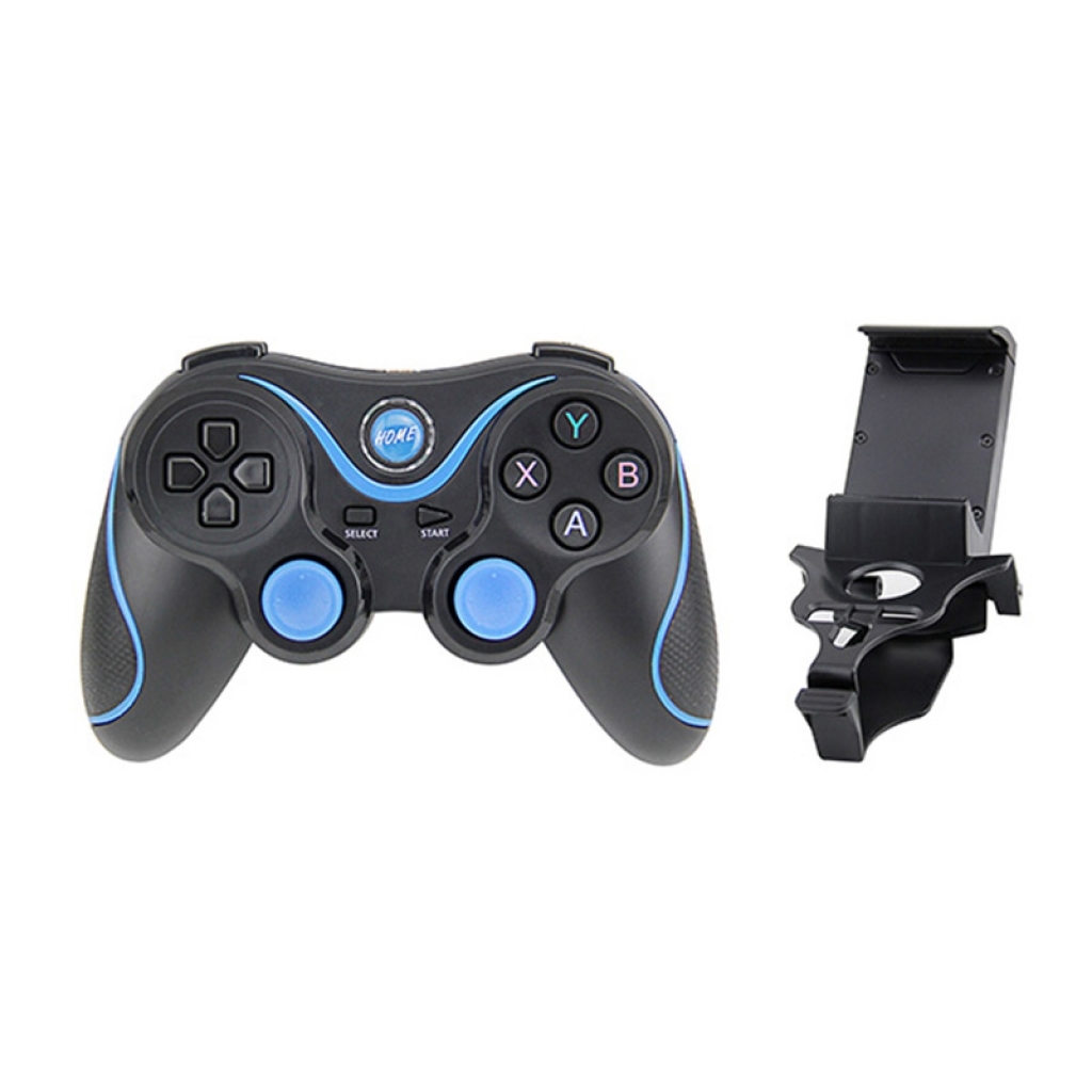 control JOYSTICK INALAMBRICO BLUETOOTH RECARGABLE PARA CELULAR ANDROID AZUL