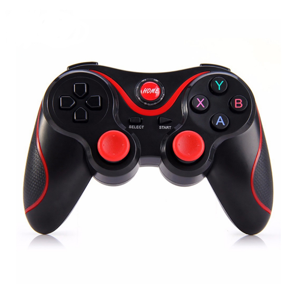 control JOYSTICK INALAMBRICO BLUETOOTH RECARGABLE PARA CELULAR ANDROID ROJO