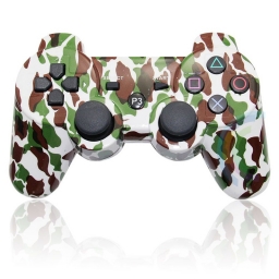 JOYSTICK INALAMBRICO PLAYSTATION 3 COMPATIBLE CAMUFLADO VERDE