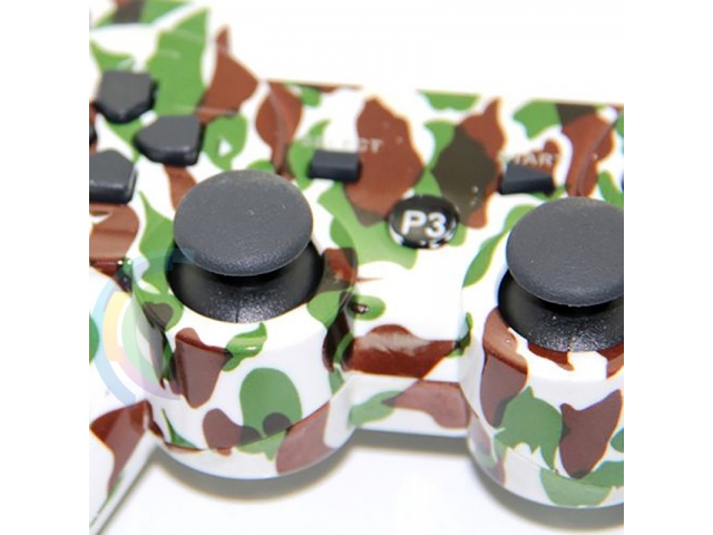 MANDO CONTROL BLUETOOTH INALAMBRICO PARA PLAYSTATION 3 COMPATIBLE CAMUFLADO VERDE Y MARRON