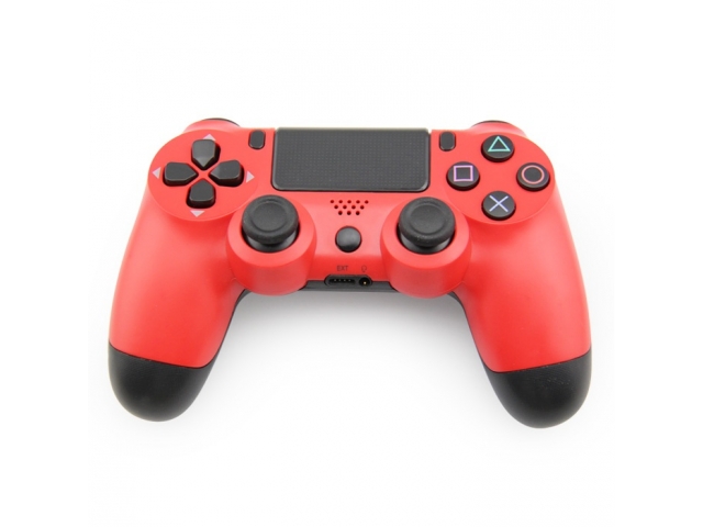 CONTROL MANDO INALAMBRICO PARA PLAYSTATION 4 COMPATIBLE ROJO