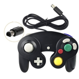 JOYSTICK CONTROL MANDO PARA GAME CUBE Y WII NEGRO