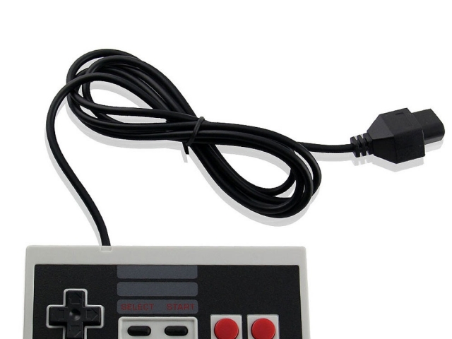 MANDO CONTROL COMPATIBLE PARA LA CONSOLA NES (NINTENDO 8 BITS)