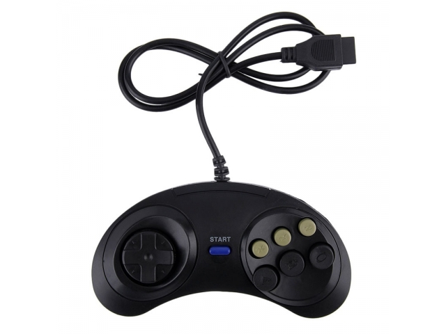 JOYSTICK CONTROL MANDO COMPATIBLE PARA LA CONSOLA DE SEGA MODELOS MEGADRIVE O SEGA GENESIS 16 BITS