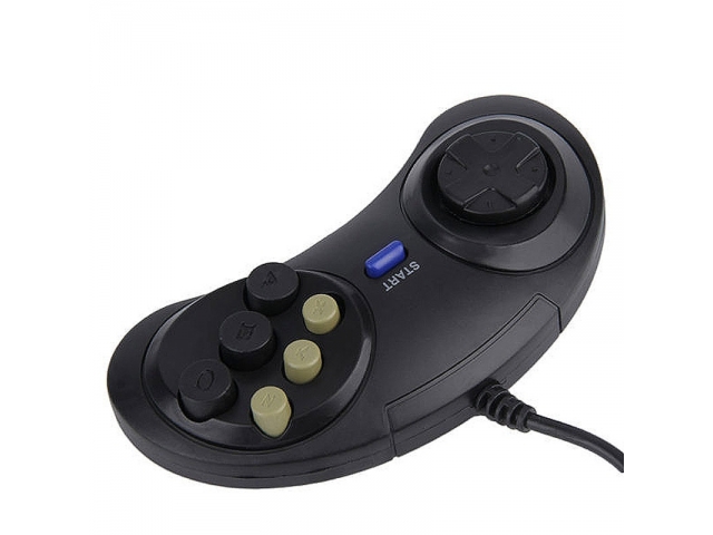 JOYSTICK CONTROL MANDO COMPATIBLE PARA LA CONSOLA DE SEGA MODELOS MEGADRIVE O SEGA GENESIS 16 BITS