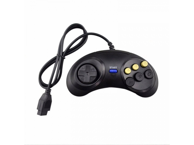 JOYSTICK CONTROL MANDO COMPATIBLE PARA LA CONSOLA DE SEGA MODELOS MEGADRIVE O SEGA GENESIS 16 BITS