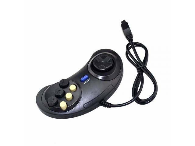 JOYSTICK CONTROL MANDO COMPATIBLE PARA LA CONSOLA DE SEGA MODELOS MEGADRIVE O SEGA GENESIS 16 BITS