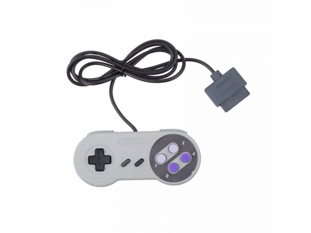 MANDO CONTROL COMPATIBLE PARA LA CONSOLA SUPER NINTENDO SNES (SUPER NINTENDO 16 BITS)  