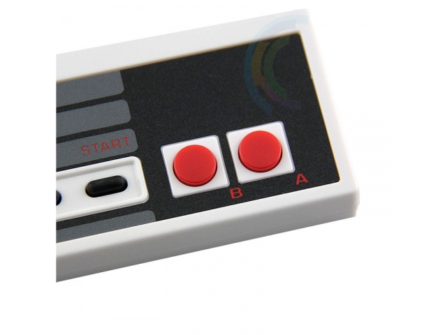 MANDO CONTROL USB RETRO DISEÑO ESTILO NINTENDO 8 BIT PARA PC Y NOTEBOOK WINDOWS MAC LINUX