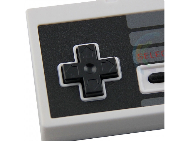 MANDO CONTROL USB RETRO DISEÑO ESTILO NINTENDO 8 BIT PARA PC Y NOTEBOOK WINDOWS MAC LINUX