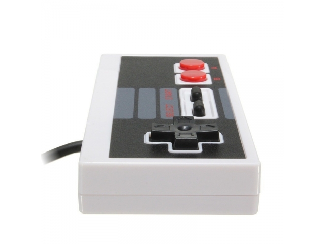 MANDO CONTROL USB RETRO DISEÑO ESTILO NINTENDO 8 BIT PARA PC Y NOTEBOOK WINDOWS MAC LINUX