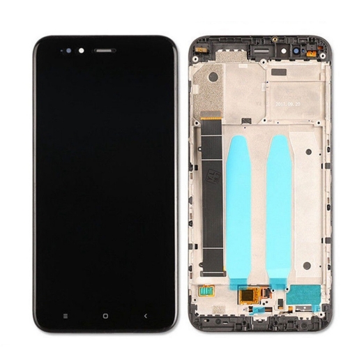 PANTALLA LCD DISPLAY CON TOUCH XIAOMI Mi A1 NEGRA CON MARCO