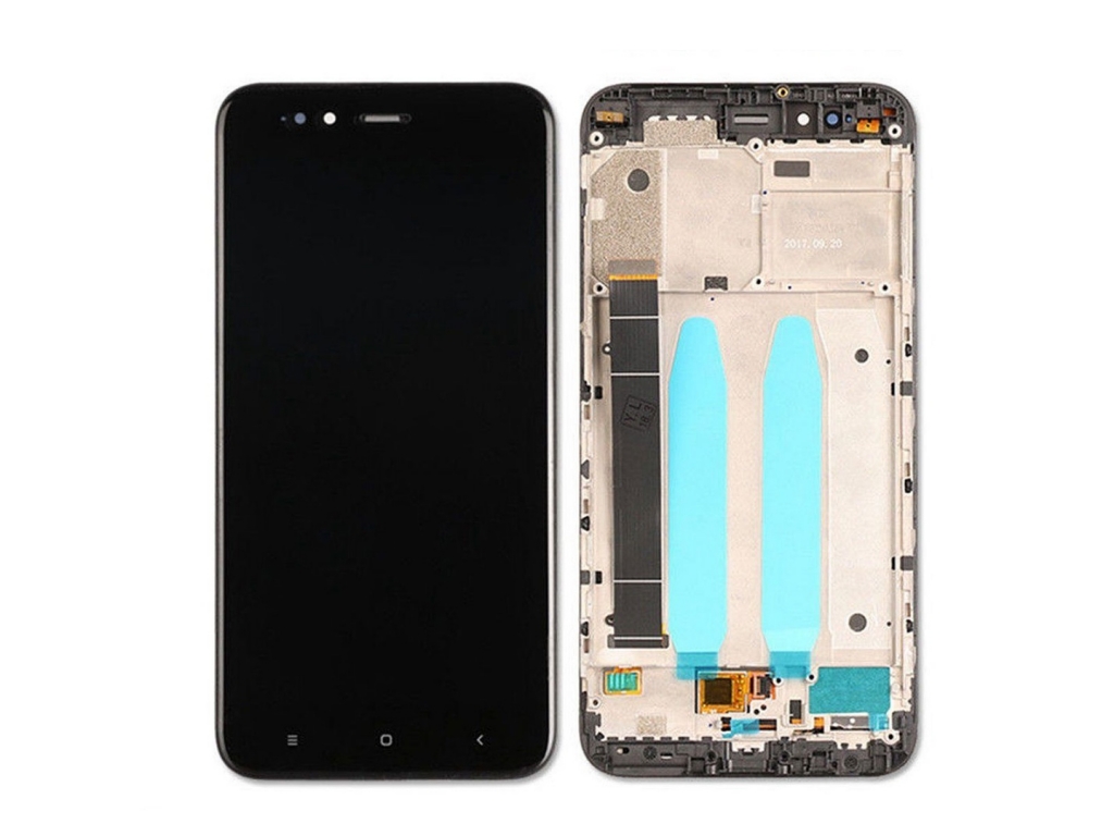 PANTALLA LCD DISPLAY CON TOUCH XIAOMI Mi A1 NEGRA CON MARCO