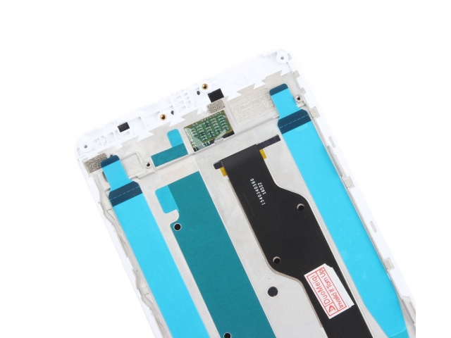 PANTALLA MODULO COMPLETO LCD DISPLAY CON VIDRIO TACTIL Y TOUCH DE REPUESTO PARA TELEFONO CELULAR XIAOMI REDMI NOTE 4X CON MARCO   COLOR: BLANCO