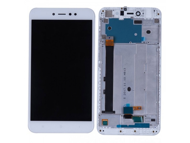 MODULO PANTALLA LCD DISPLAY CON VIDRIO TACTIL TOUCH DE REPUESTO PARA TELEFONO CELULAR XIAOMI REDMI NOTE 5A PRIME CON MARCO