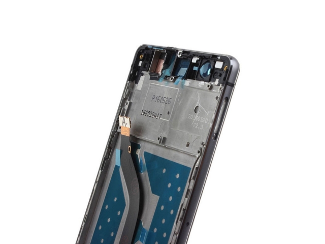 MODULO PANTALLA COMPLETA LCD DISPLAY CON VIDRIO TACTIL Y TOUCH PARA TELEFONO CELULAR HUAWEI P9 LITE 5.2" CON MARCO  COLOR: NEGRO  VNS-L23  VNSL23