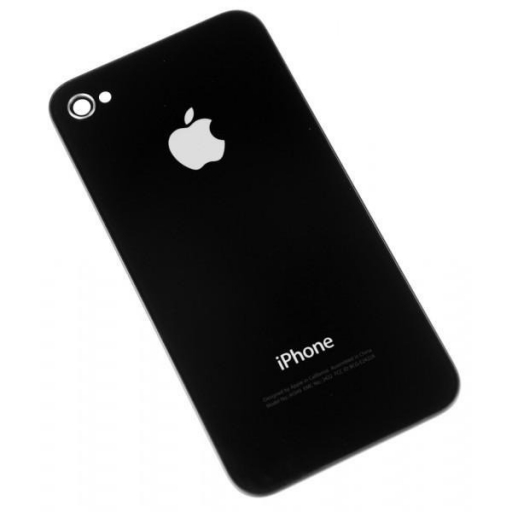 TAPA TRASERA IPHONE 4S NEGRA