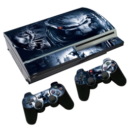 VINILO SKIN ADHESIVO PEGOTIN PERSONALIZAR PLAYSTATION 3 FAT ALIEN VS PREDATOR