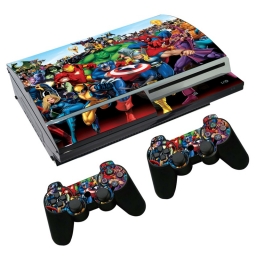 VINILO SKIN ADHESIVO PEGOTIN PERSONALIZAR PLAYSTATION 3 FAT AVENGERS