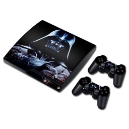 VINILO SKIN ADHESIVO PEGOTIN PERSONALIZAR PLAYSTATION 3 SLIM DARTH VADER