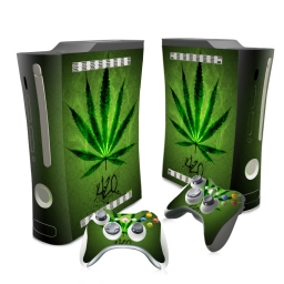 VINILO SKIN ADHESIVO PEGOTIN PERSONALIZAR XBOX360 FAT JUANITA