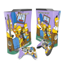 VINILO SKIN ADHESIVO PEGOTIN PERSONALIZAR XBOX360 FAT SIMPSON