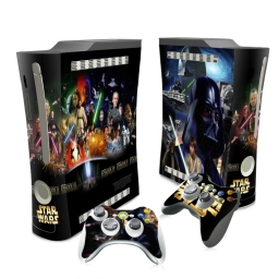 VINILO SKIN ADHESIVO PEGOTIN PERSONALIZAR XBOX360 FAT STAR WARS