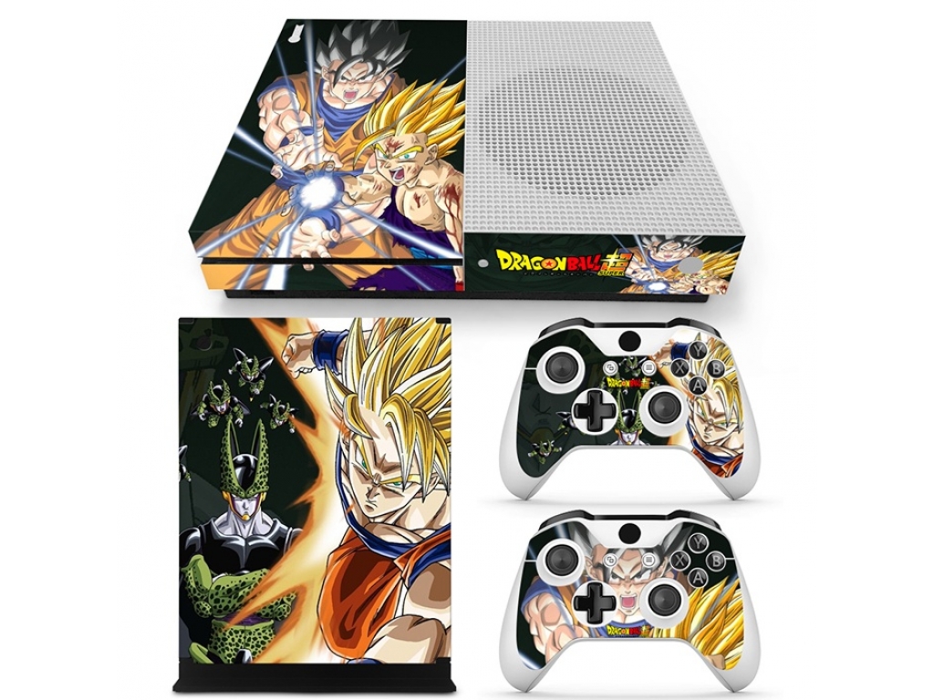 VINILO SKIN ADHESIVO PEGOTIN XBOX ONE SLIM DRAGON BALL